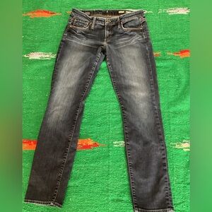 Bluer jeans, straight leg size 30 jeans
Waist 16”
Inseam 31”
Rise 6”